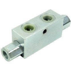 Terugslagkleppen dubbelwerkend gestuurd