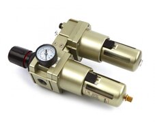 Drukregelaar 1/4" BSP met olievernevelaar, filter en manometer