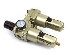 Drukregelaar 1/2" BSP met olievernevelaar, filter en manometer