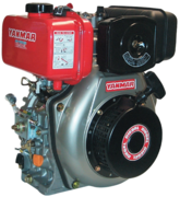 Yanmar L100 dieselmotor (elektrisch gestart)