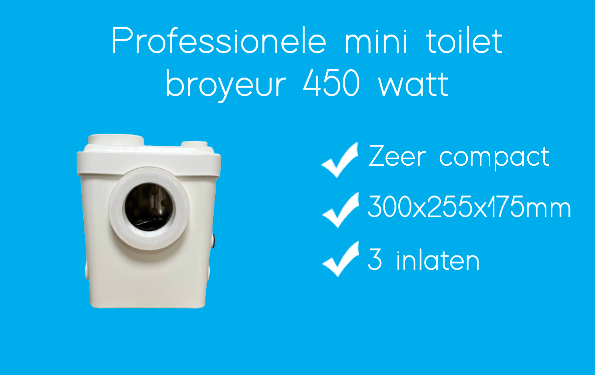 compacte broyeur voor toilet