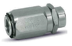 Dubbelwerkende snelheids regelventiel -VRB 3/8''