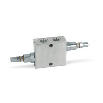 Dubbel gekruist overdrukventiel VAU 1/2