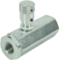 Enkelwerkend snelheidsregelventiel drukgecompenseerd 1/4