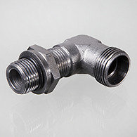 inschroefverbinding bocht 90° 3/4