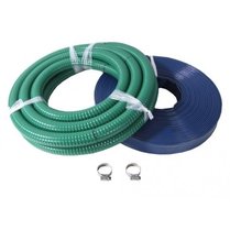 1'' slangenset bestaande uit 5 meter aanzuigslang en 10 meter afvoerslang