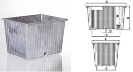 hydrauliekbak 3,5L aluminium