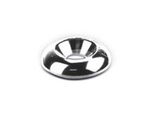 Aluminium verzonken ring voor zitting 8 x 22mm zilver