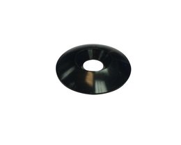 Aluminium verzonken ring voor zitting 8 x 22mm zwart