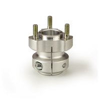 Kart asopname achterzijde 30x62mm zilver