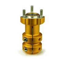 Kart asopname achterzijde 40x115mm goud