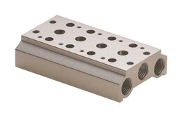 3/2 voetplaat (serie), 8-voudig 1/2