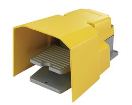 Elektrisch 5/2 voetpedaal monostabiel met bescherming