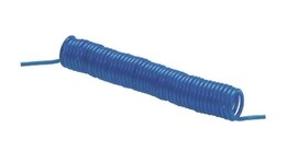 Spiraalslang blauw 6,5x10mm polyamide 5 meter