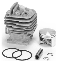 Complete cilinderset 44mm passend op Stihl