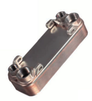 RVS warmtewisselaar met 10 platen 16KW