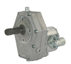 Tandwielkast 10 kW gr. 2 gecombineerd met een tandwielpomp