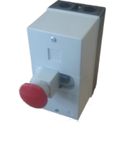 Motorbeveiligingskast met noodstop