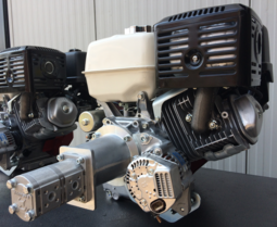 Hydrauliek motor/pomp/alternator combinatie Honda GX390