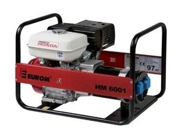 Eurom HM6001 benzine aggregaat met Honda GX motor HM6001