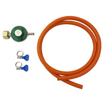 Gasdrukregelaar met slang (30 mbar)